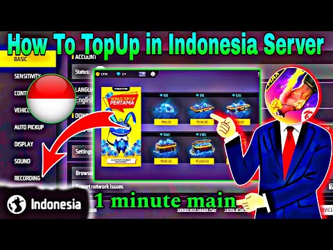 Secrets to Indonesia Server TopUp 💎| How to Top up in Indonesia Server
