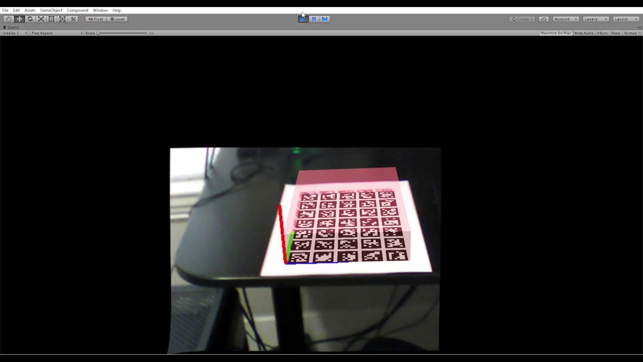 AR Unity Test - YouTube