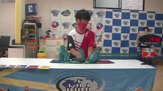 Male Individual 3-6-3 Sport Stacking World Record 2.655 (Rihito Sawada)