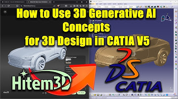 How to Use 3D Generative AI Concepts for 3D Design in CATIA V5 #catiav5 #generativeai