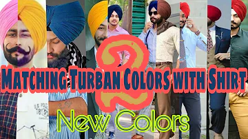 Matching Turban Colors with Shirt 2 // Which Turban Color shirt you best// best turban colors