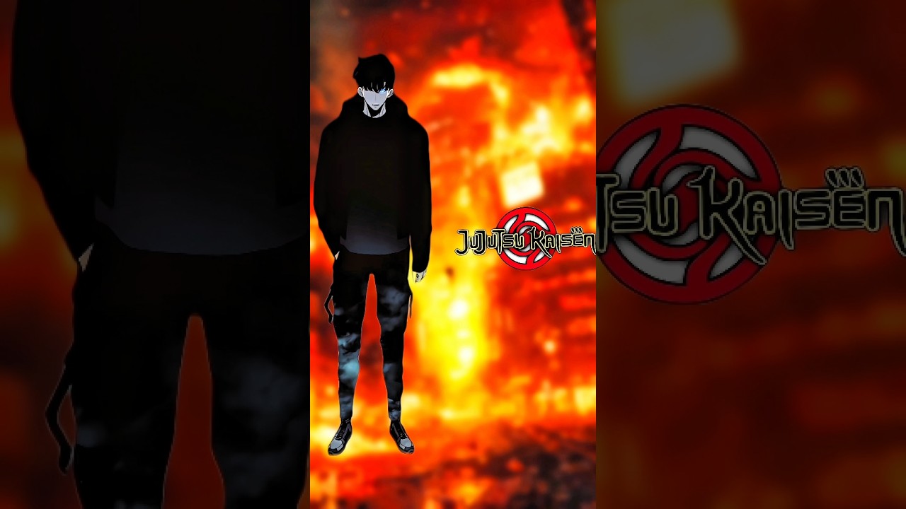 Sung jinwoo vs jujutsu kaisen 🔥 