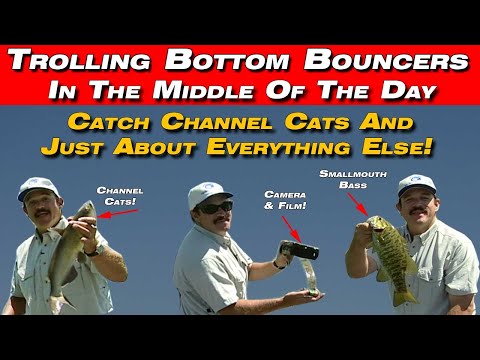 Trolling bottom bouncers for Channel Catfish In The Daytime