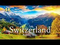 【Switzerland 4K 】- Beautiful Nature, Relaxation Film With Calming Piano Music |スイスの絶景