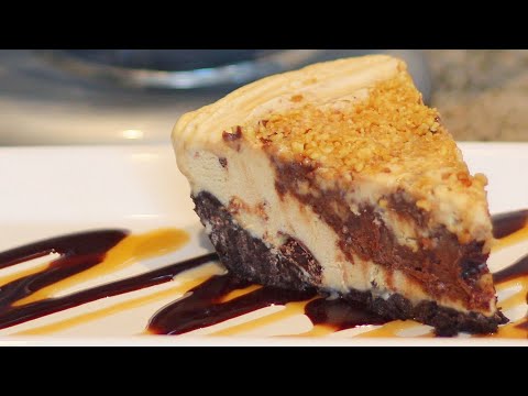 Peanut Butter ICE CREAM Pie! - MANCAKE