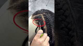 Easy take off the Crochet hair tutorial✅✅ #weargowig #omprettyhair #gluelesswig #crochet