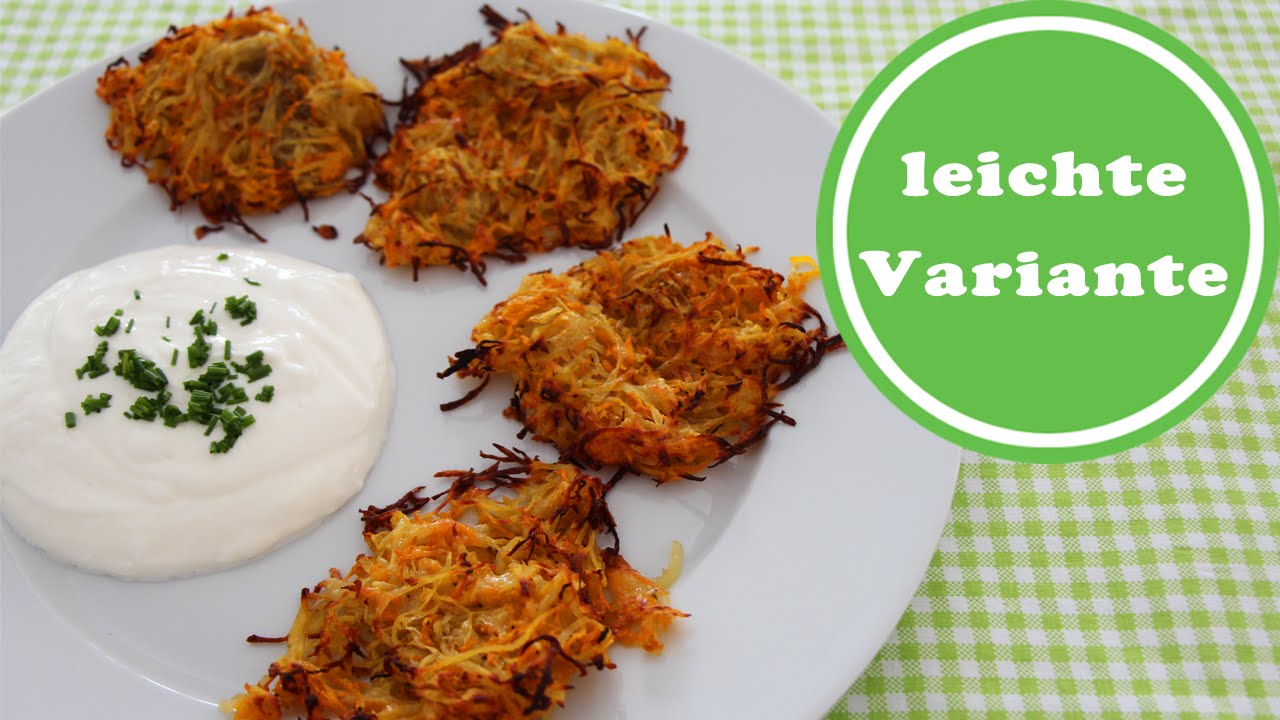 Kartoffel-Karotten-Rösti aus dem Backofen | Weight Watchers ...