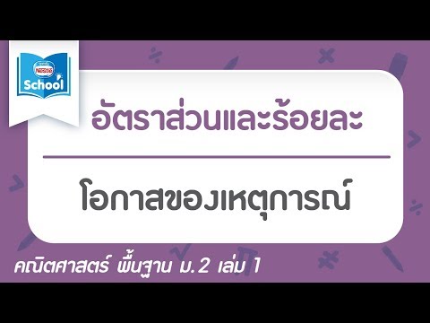 1.6 โอกาสของเหตุการณ์