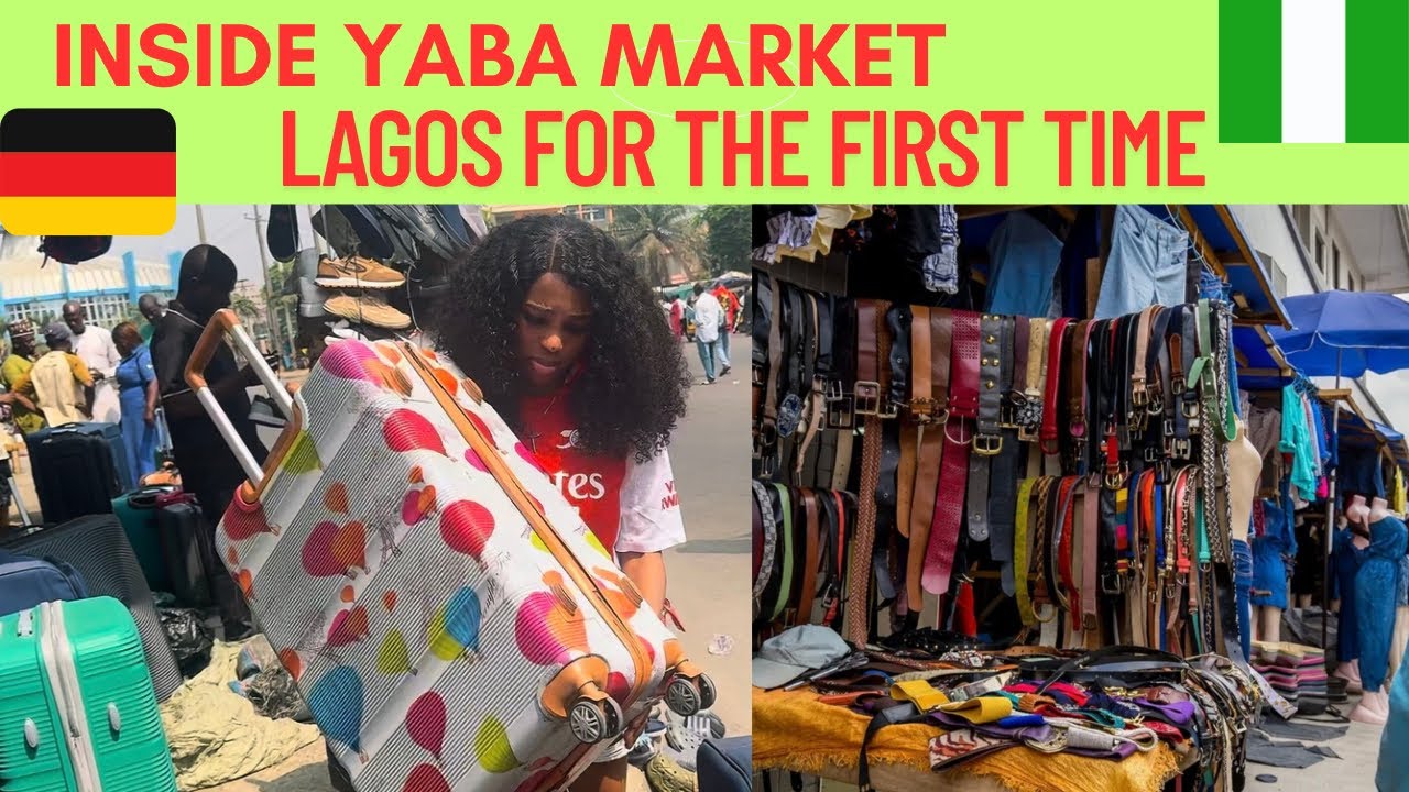 FIRST Time in a LAGOS MARKET//LIFE in Lagos//living in NIGERIA//from GERMANY to LAGOS//