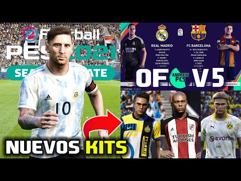 PES 2021 TOTALMENTE LICENCIADO | OPTION FILE DEFINITIVO V5 || PS4 - PS5 - PC