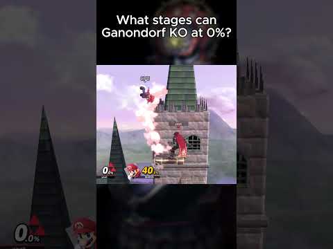 What Stages Can Ganon Get a KO at 0%?