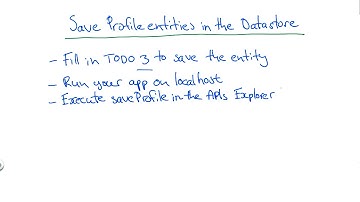 Saving and Viewing Profile - Developing Scalable Apps with Java