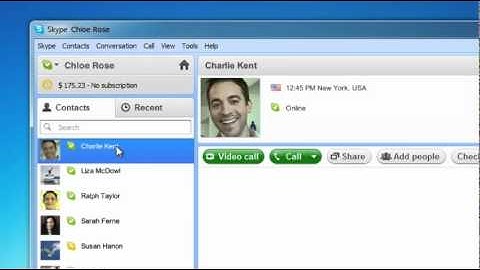 How to send an instant message with Skype - Windows