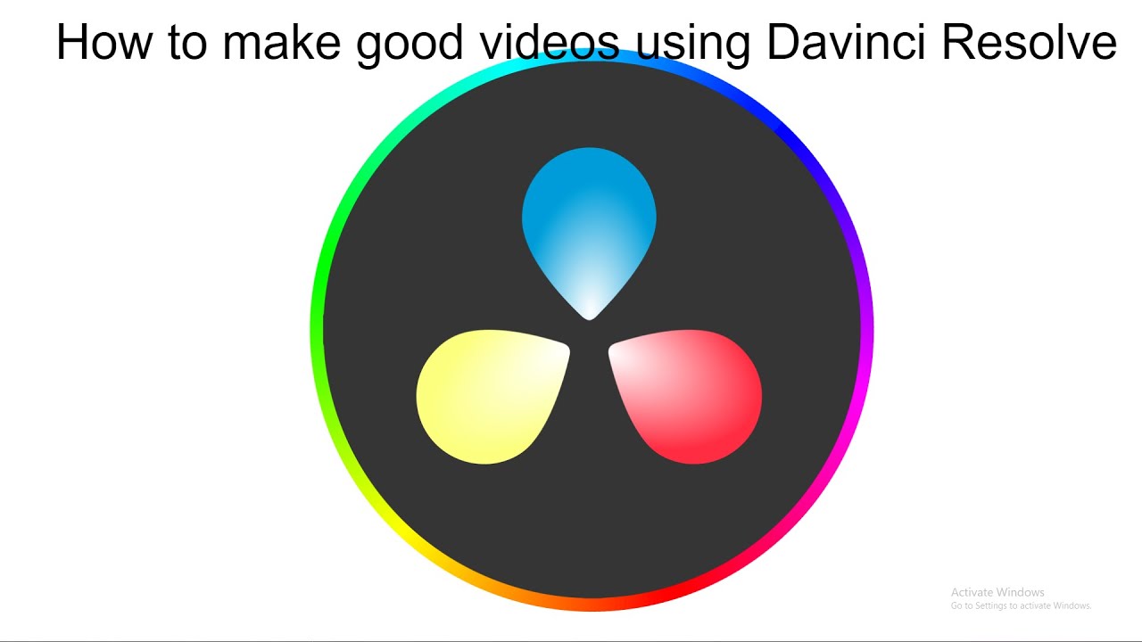 How to make good videos using Davinci Resolve - YouTube