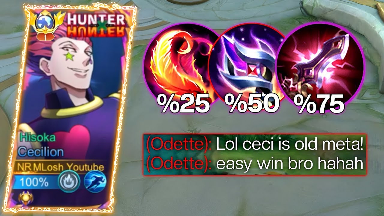 Cecilion King of all Mages Gameplay - TOP GLOBAL CECILION BEST BUILD AND EMBLEM