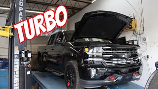 We Put a Turbo On A 2017 Silverado And she rips on the Dyno