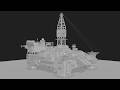 [PART 2/3] Mobile Offshore Drilling Unit in Blender | Concept Art Environment