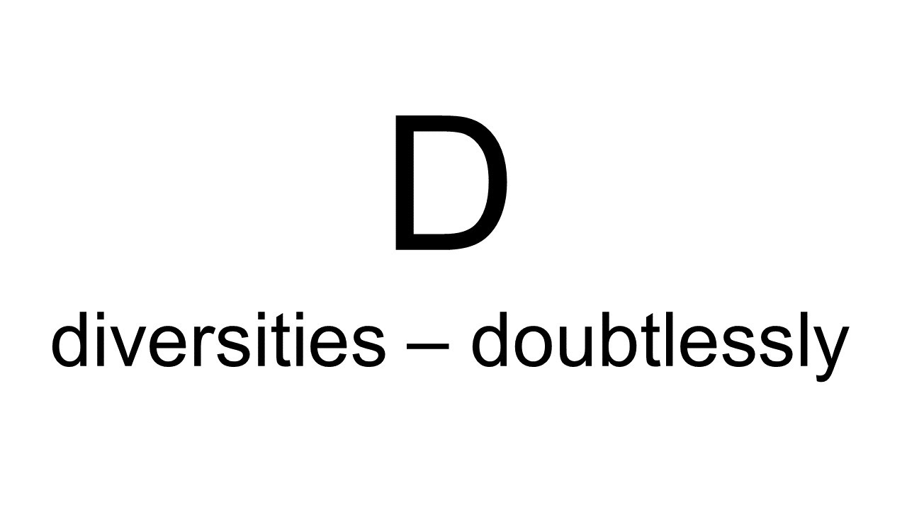 diversities - doubtlessly | D | English Dictionary - YouTube