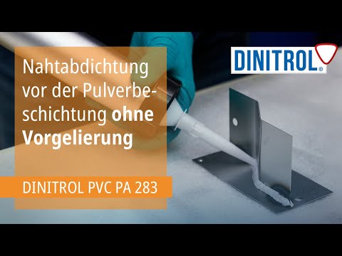 Étanchéité des joints avant le thermolaquage sans pré-gélification avec DINITROL PVC PA 283