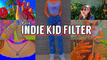 ▶️How to edit aesthetic indie kid filter|Make aesthetic Free indie kid filter|Photo Editing Tutorial