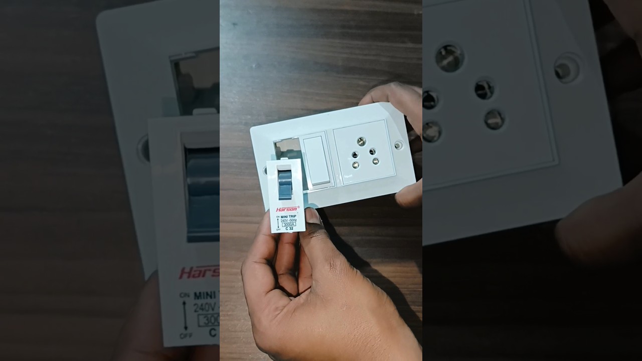 #shorts | switch board mein mini MCB kaise lagaye #shortvideo @Amitsaini Electrician