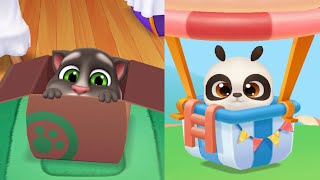 My Talking Tom 2 Level 1 Vs My Talking Panda 2 Level 1 screenshot 2