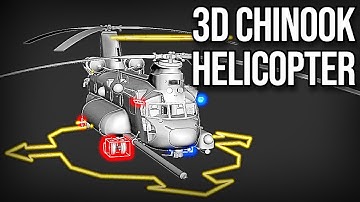 Photoreal 3D Chinook Helicopter – Full Interior + Rig Breakdown in Maya