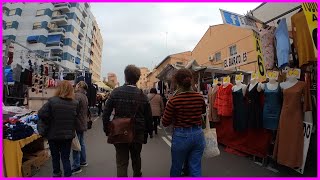 Virtual Walk through El Cabanyal Street Markets (Valencia) | POV