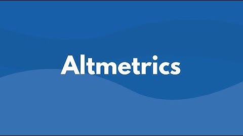 Altmetrics