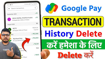 How To Delete Google Pay Transaction History | Google Pay Transaction History Kaise Delete Kare
