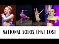 NATIONAL SOLOS THAT LOST RANKED // DANCE MOMS