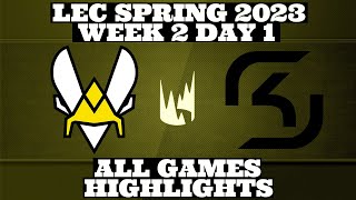 VIT VS SK | Week 2 Day 1 | LEC Spring 2023 | Highlights by Pro Esports Highlights