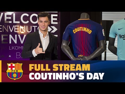 FULL STREAM | Coutinho's unveiling as a Barça player