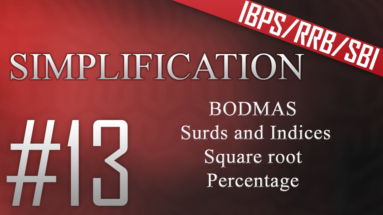 ibps clerk admit card Simplification Tricks (IBPS\RRB\SBI)