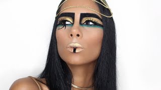 Cleopatra Maquillaje de Halloween | Nathalie En Español