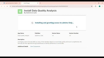 Salesforce AI Associate Certification | Data for AI | Install Data Quality Analysis package