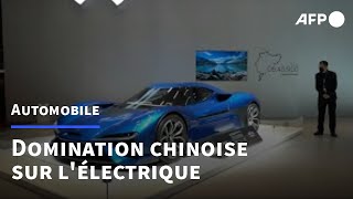 Véhicule électrique: la domination chinoise accélère la fin des moteurs à essence | AFP