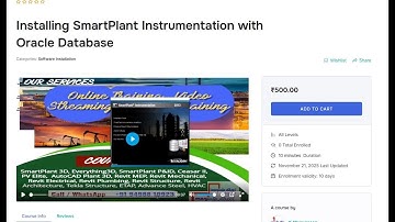 About Video Streaming Course   Installing SmartPlant Instrumentation with Oracle Database