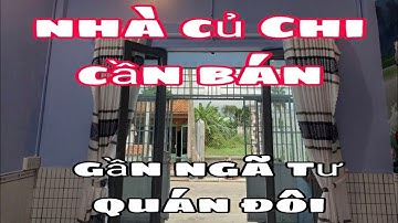 Bán mẫu nhà cấp 4, mặt tiền đường bê tông, xã tân Thông hội