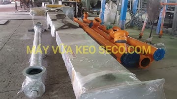Gầu tải, vít tải xi măng, cát sấy khô trong dây chuyền sản xuất Keo dán gạch, Vữa khô Seco