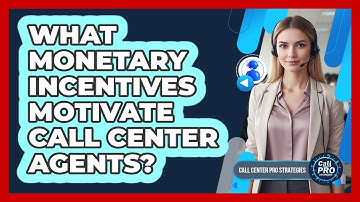 What Monetary Incentives Motivate Call Center Agents?