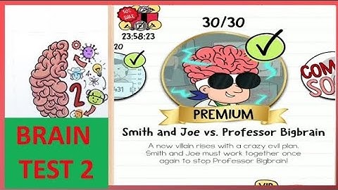 Brain Test 2: Smith and Joe vs Professor Bigbrain (Full Walkthrough Levels 1-30) 🔍🧠
