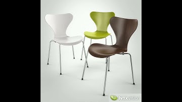 Serie 7 Chair by Arne Jacobsen 3D model from CGTrader.com