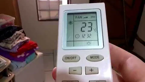 Como resetar o controle do ar condicionado Gree?