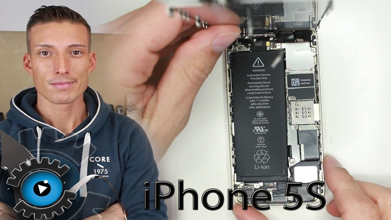 iPhone 5S Glas Display wechseln tauschen Reparatur [Deutsch] - YouTube