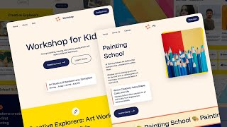 PaintM5 Website Theme: Perfect for Art Classes &amp; Creative Workshops