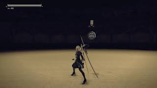 NieR Automata - Learning how to combo Nier Automata 2b Juggle Combo Training