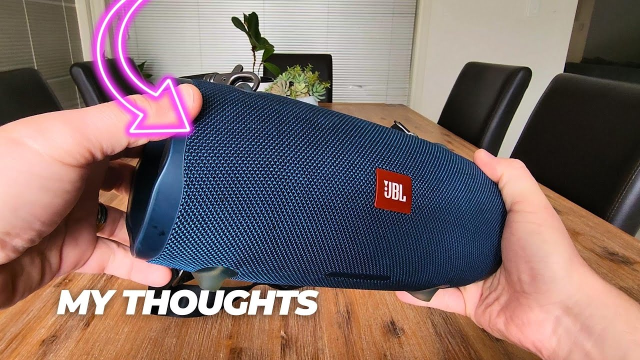 JBL Xtreme Waterproof Portable Bluetooth Speaker Review - YouTube