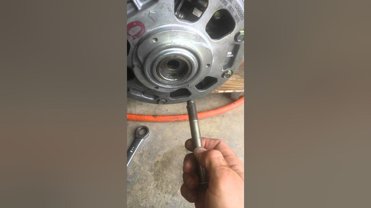 How to remove primary clutch from atv no tools YouTube