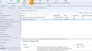 Updating ConfigMgr CB1606 to CB1610